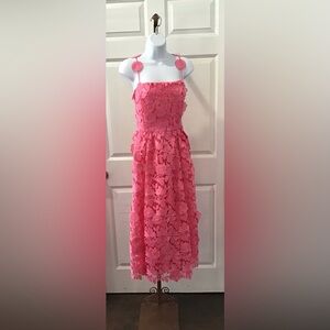 MESTIZA Charming Pink Floral Dress